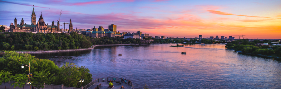 Ottawa skyline.